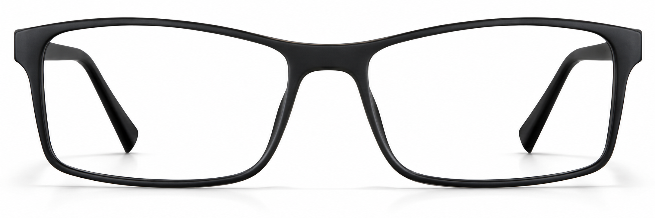 Black Rectangle Glasses · Black · reference