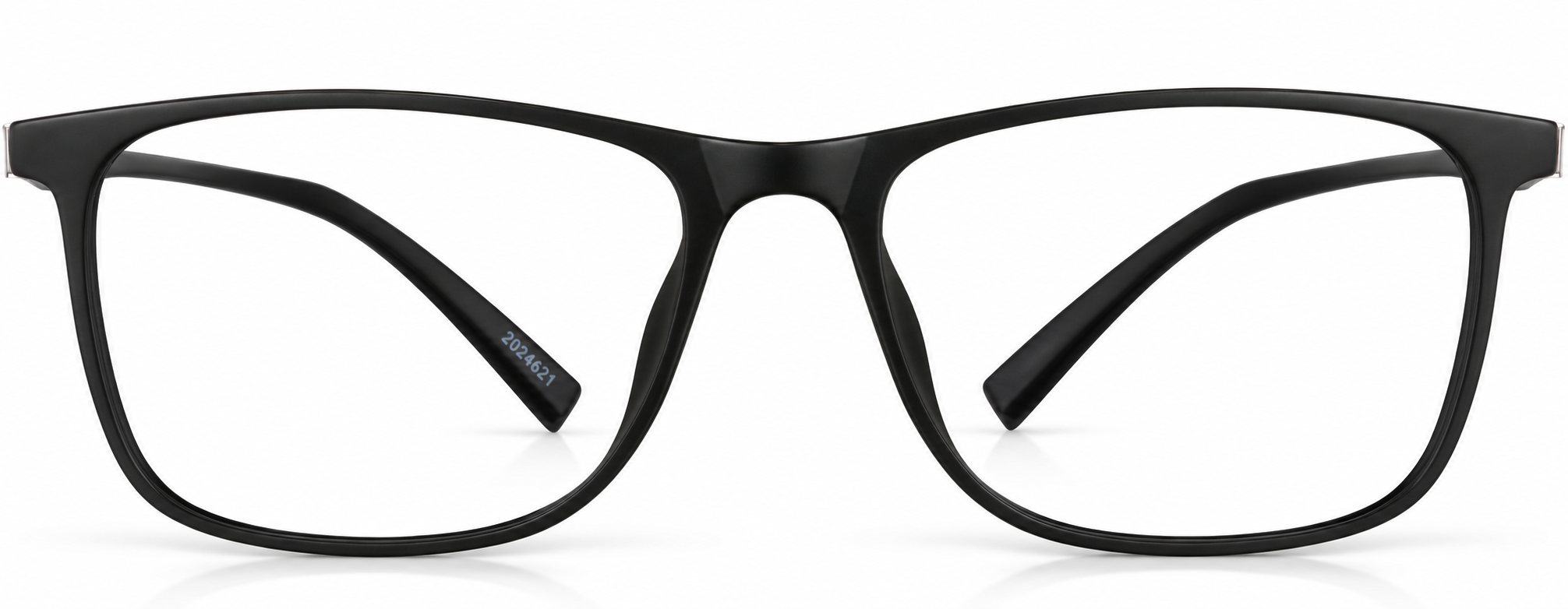 Black Square Glasses · Black · reference