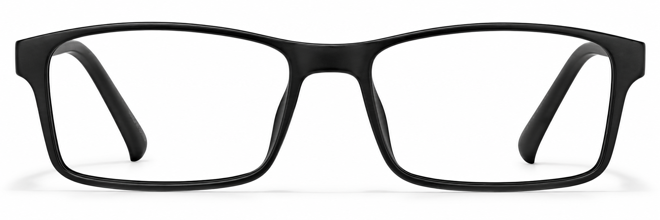 Black Rectangle Glasses · Black · reference