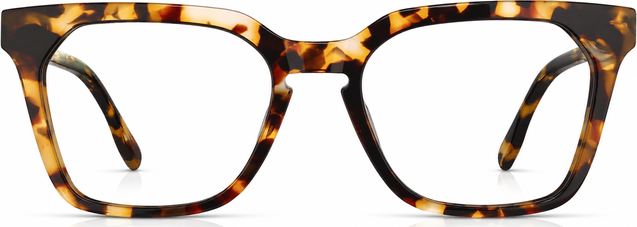Tortoiseshell Square Glasses · Tortoiseshell · reference