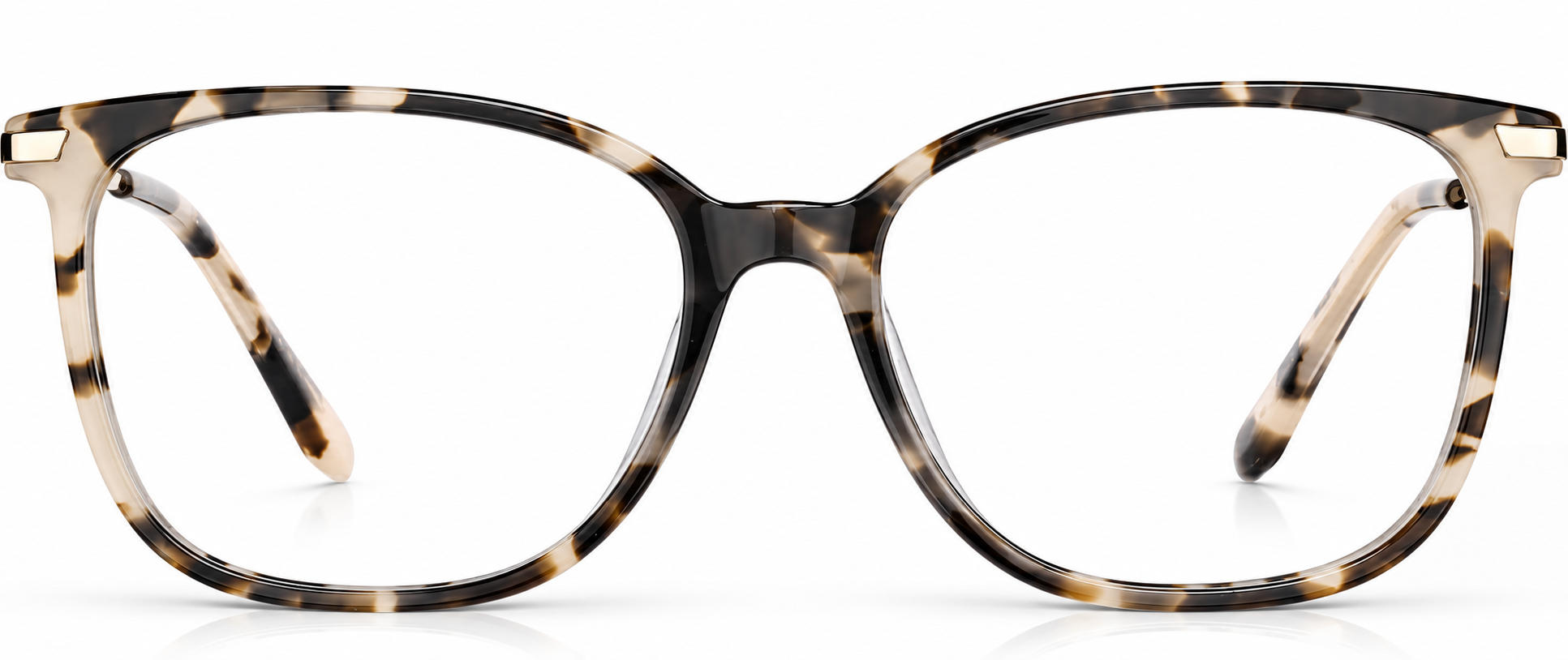 Tortoiseshell Square Glasses · Tortoiseshell · reference