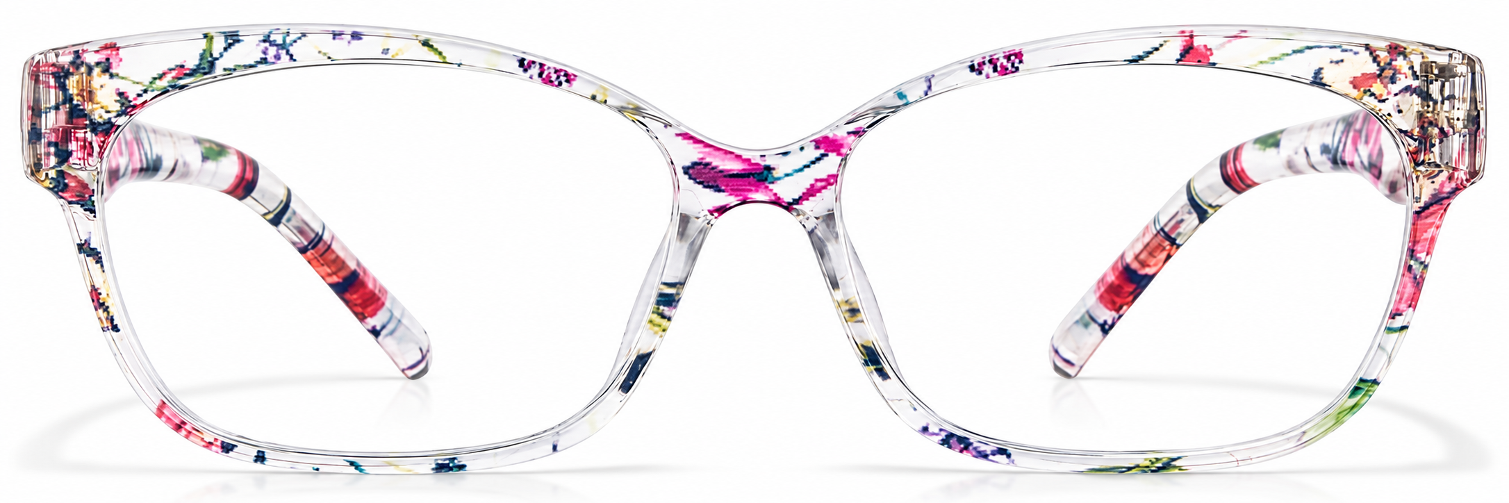 Floral Rectangle Glasses · Floral · reference