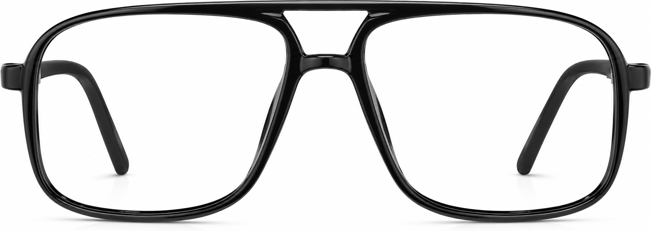 Black Aviator Glasses · Black · reference