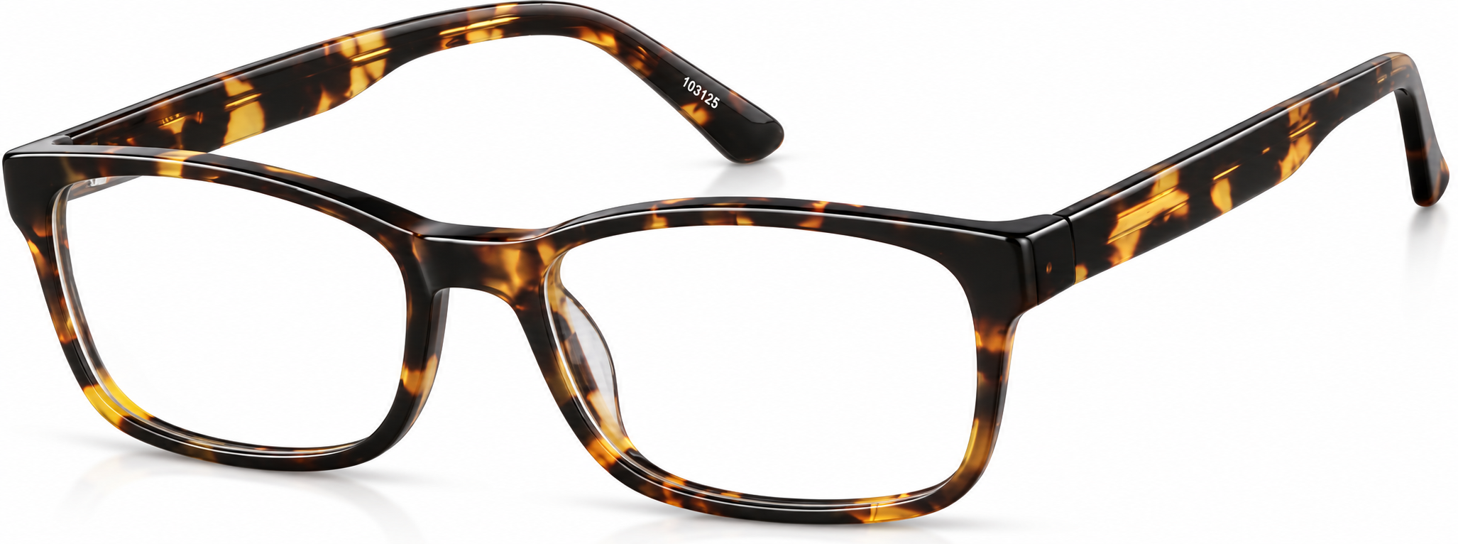 Acetate Full-Rim Frame · Tortoiseshell · angle