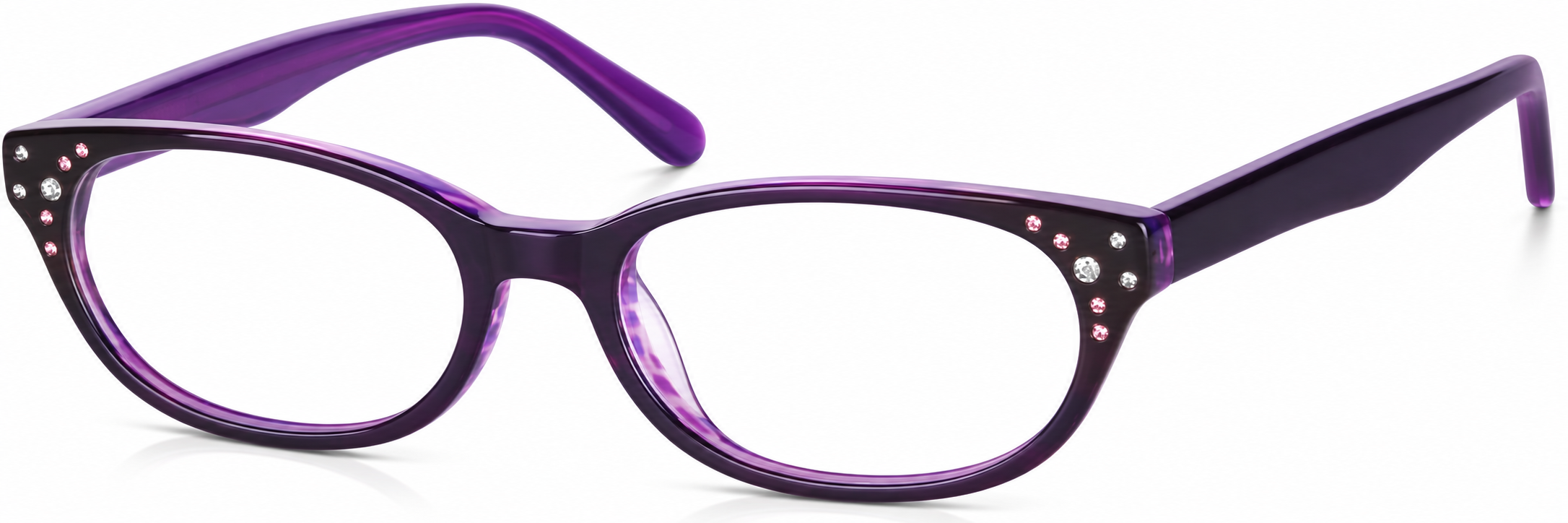 Acetate Full-Rim Frame · Purple · reference