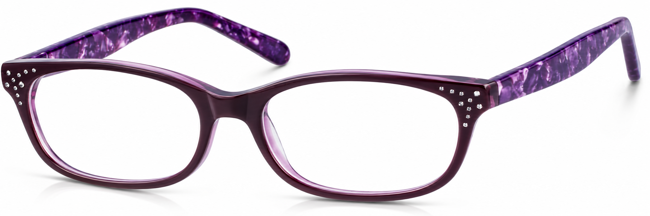 Acetate Full-Rim Frame · Purple · reference