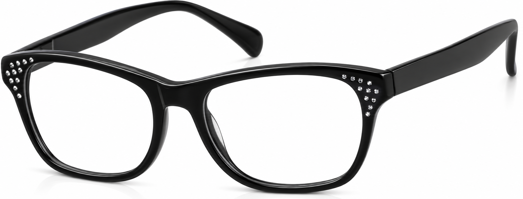 Acetate Full-Rim Frame · Black · reference