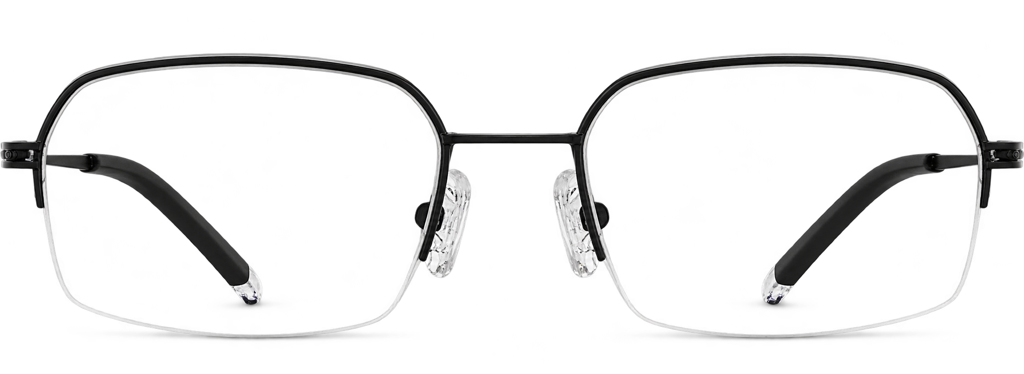 Black Geometric Glasses · Black · reference
