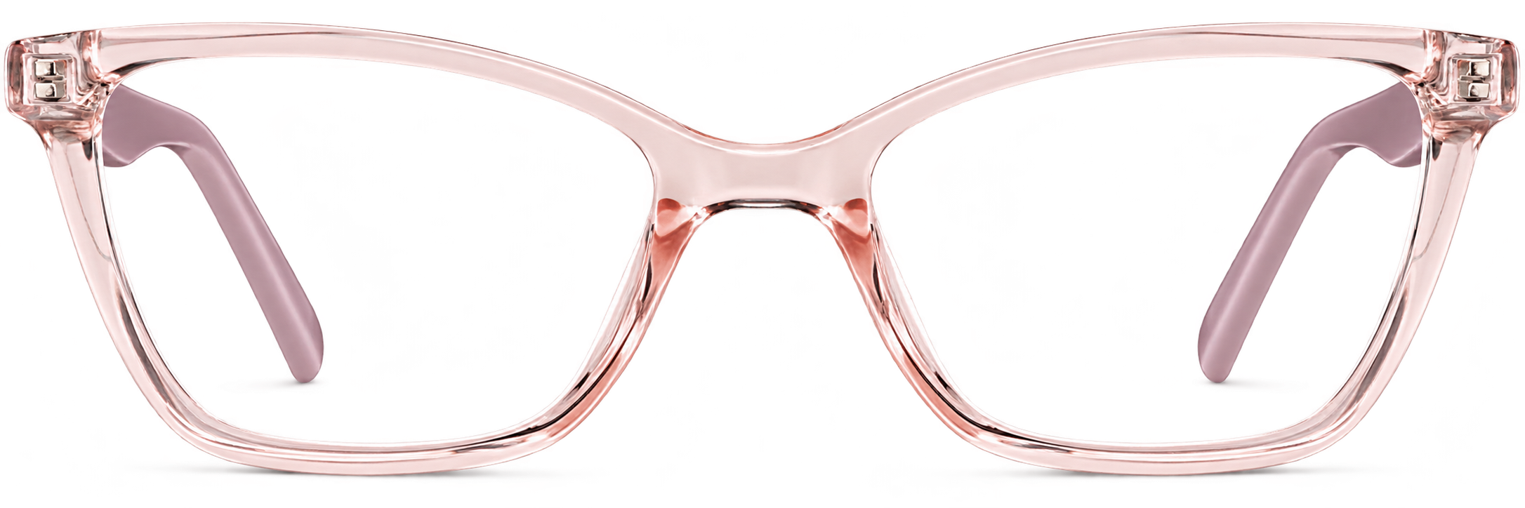 Pink Kids’ Cat-Eye Glasses · Pink · front