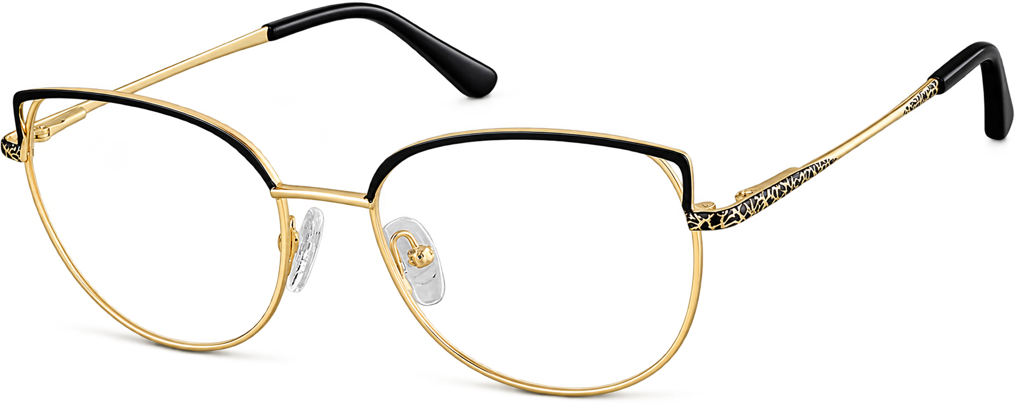 Black Cat-Eye Glasses · Black · reference