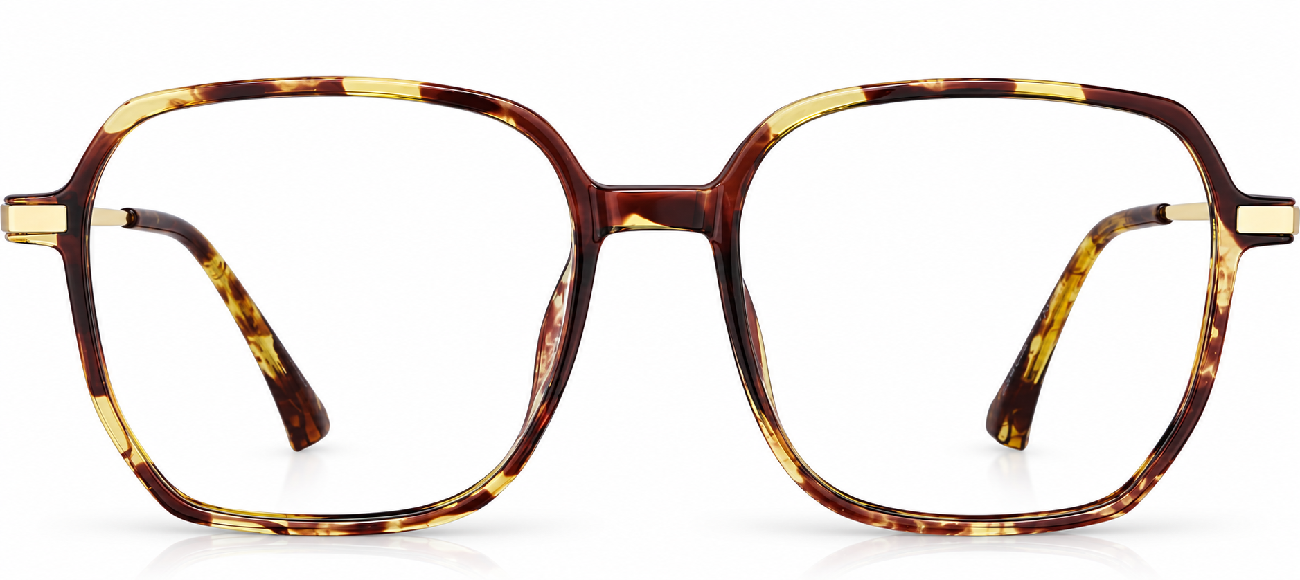 Tortoiseshell Square Glasses · Tortoiseshell · reference