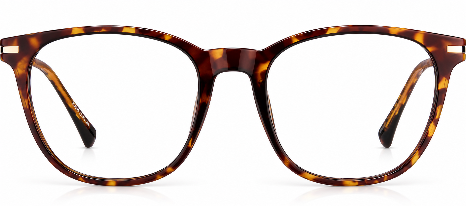 Tortoiseshell Square Glasses · Tortoiseshell · reference