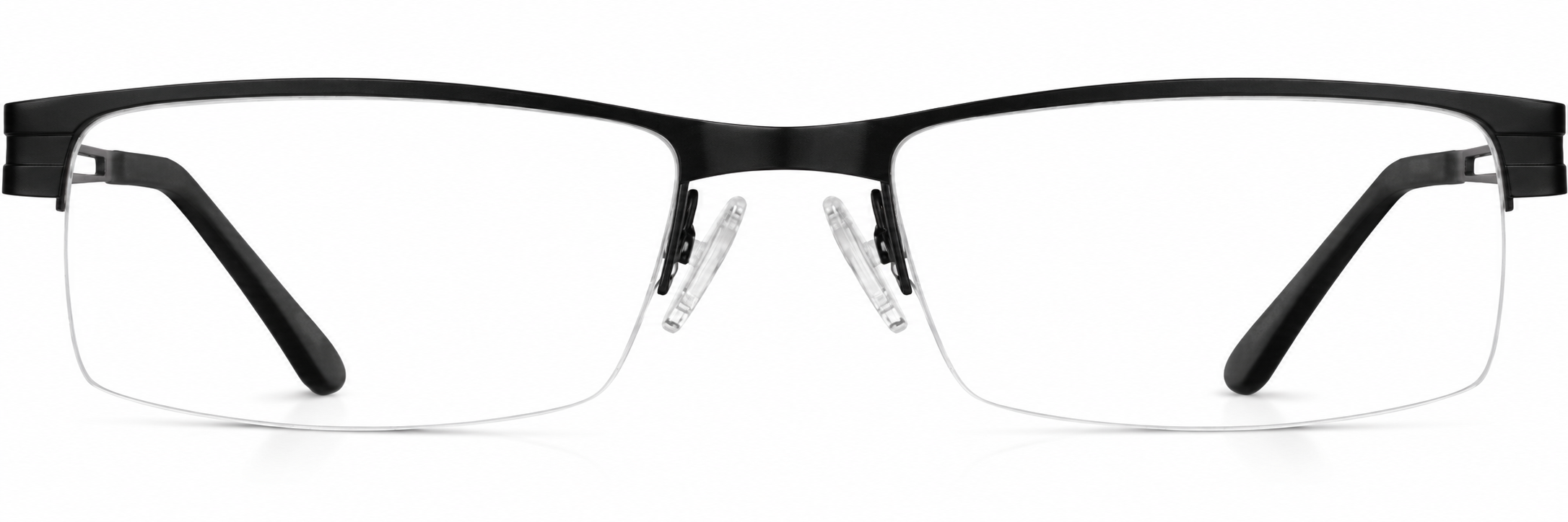 Black Rectangle Glasses · Black · reference