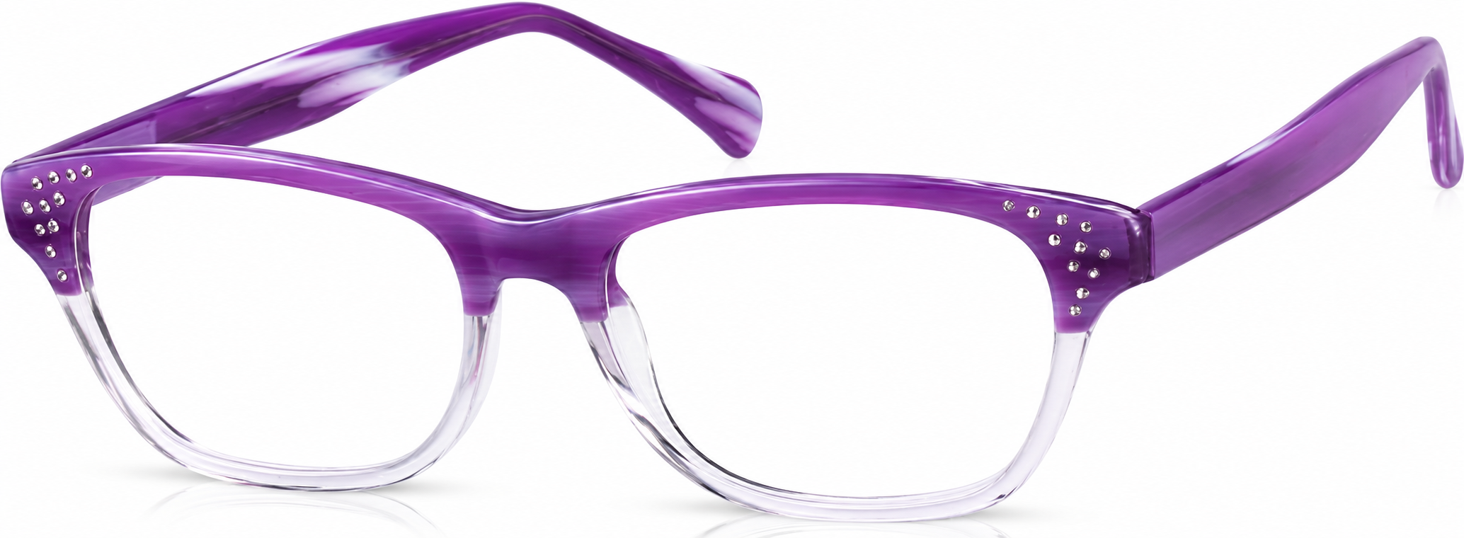 Acetate Full-Rim Frame · Purple · reference