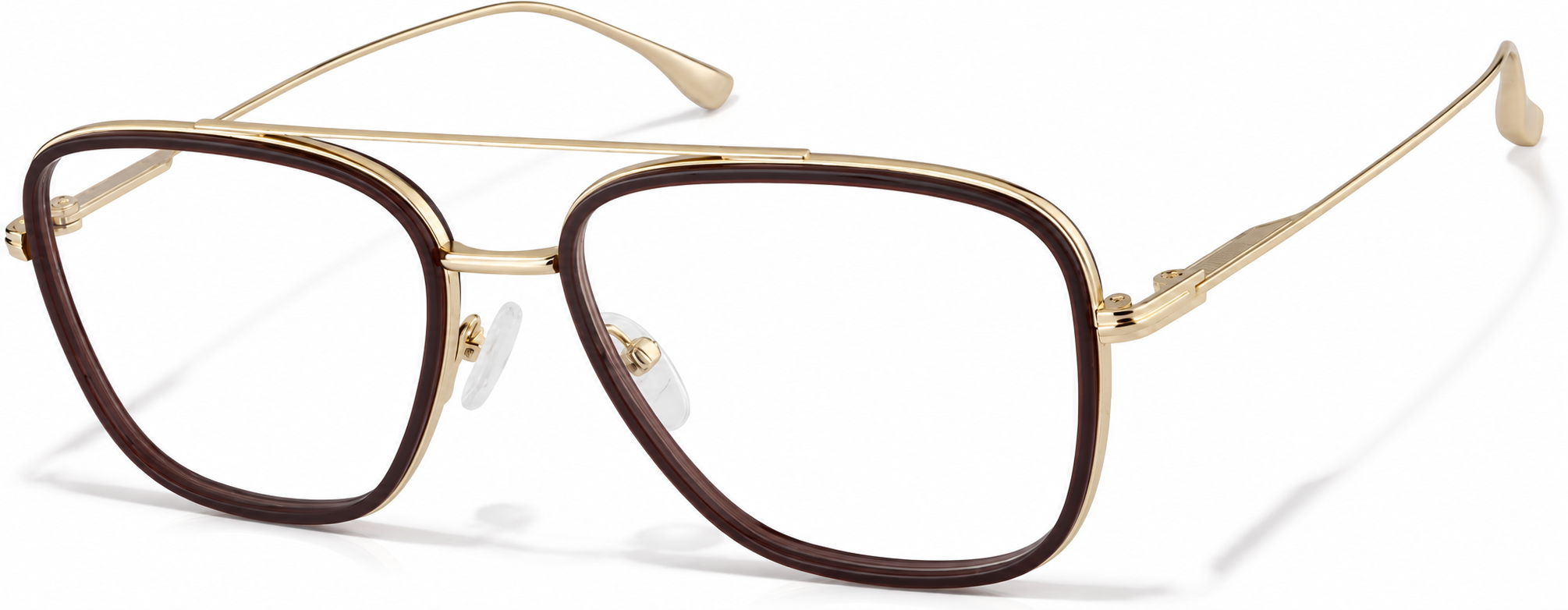 Aviator Glasses · Brown · reference