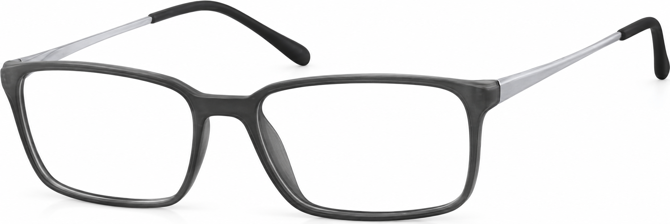Gray Rectangle Glasses · Gray · angle