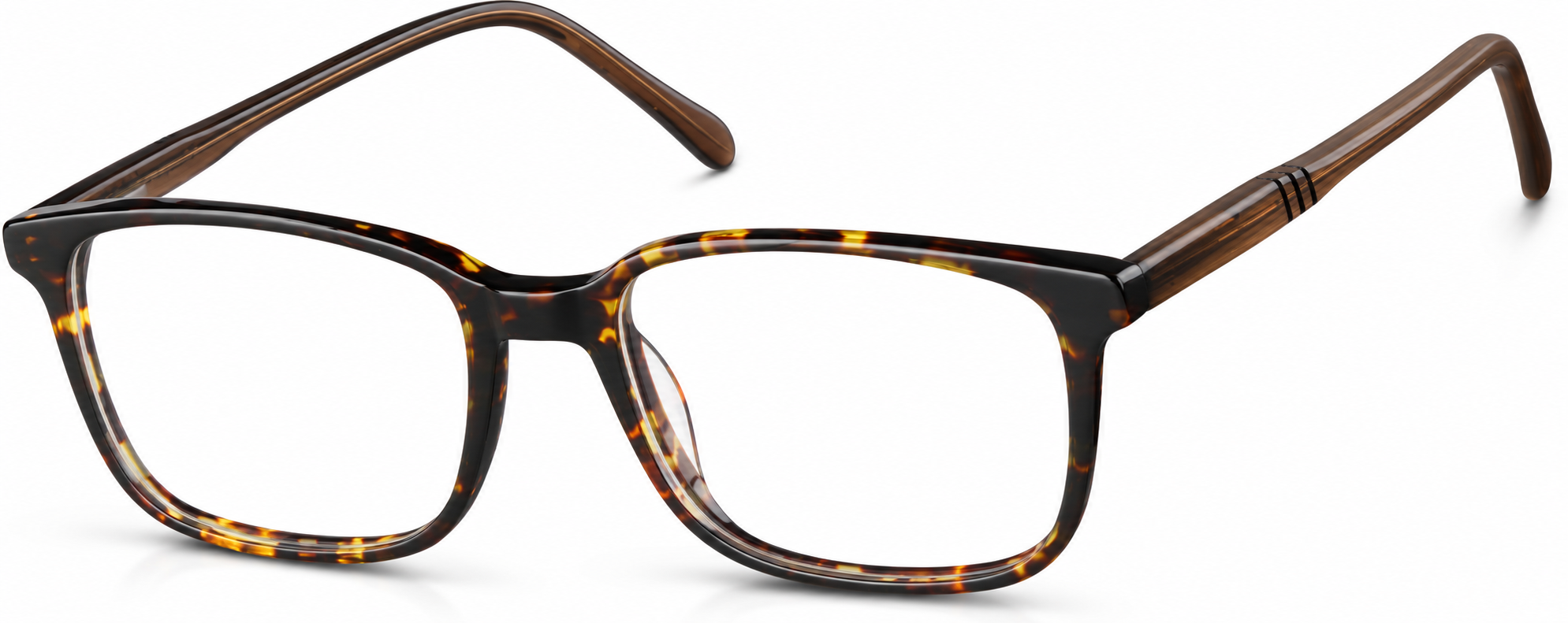 Acetate Full-Rim Frame with Spring Hinges · Tortoiseshell · reference