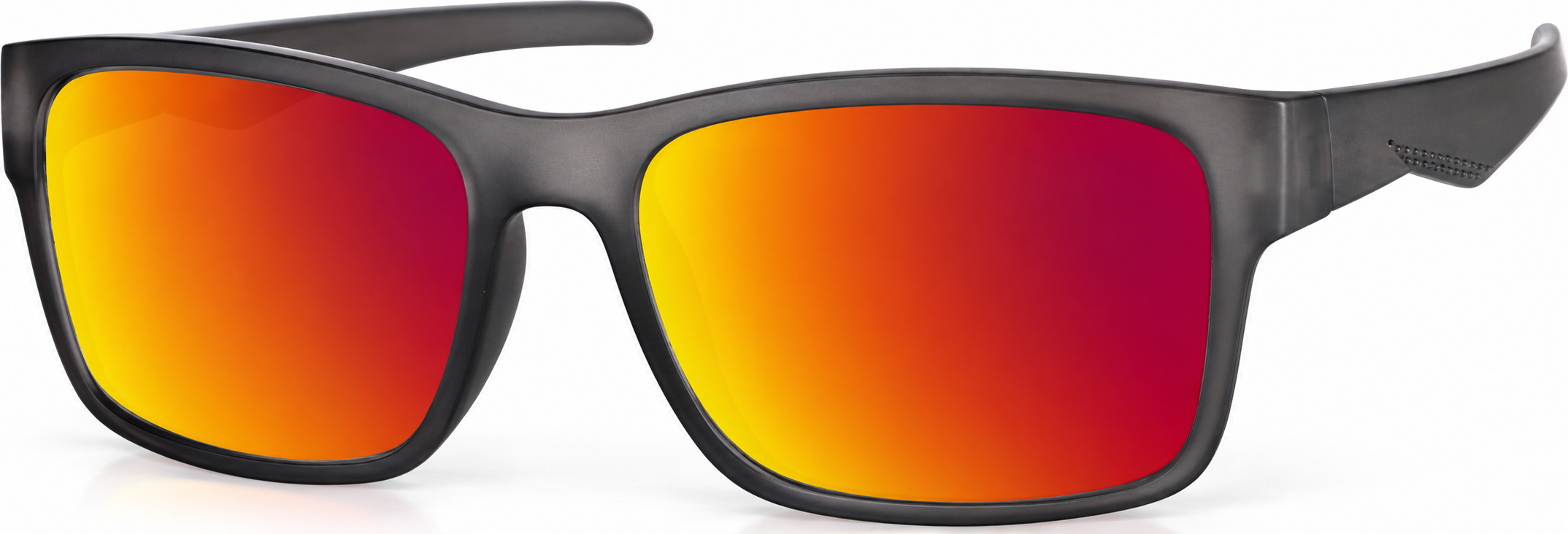 Premium Rectangle Sunglasses · Gray · angle