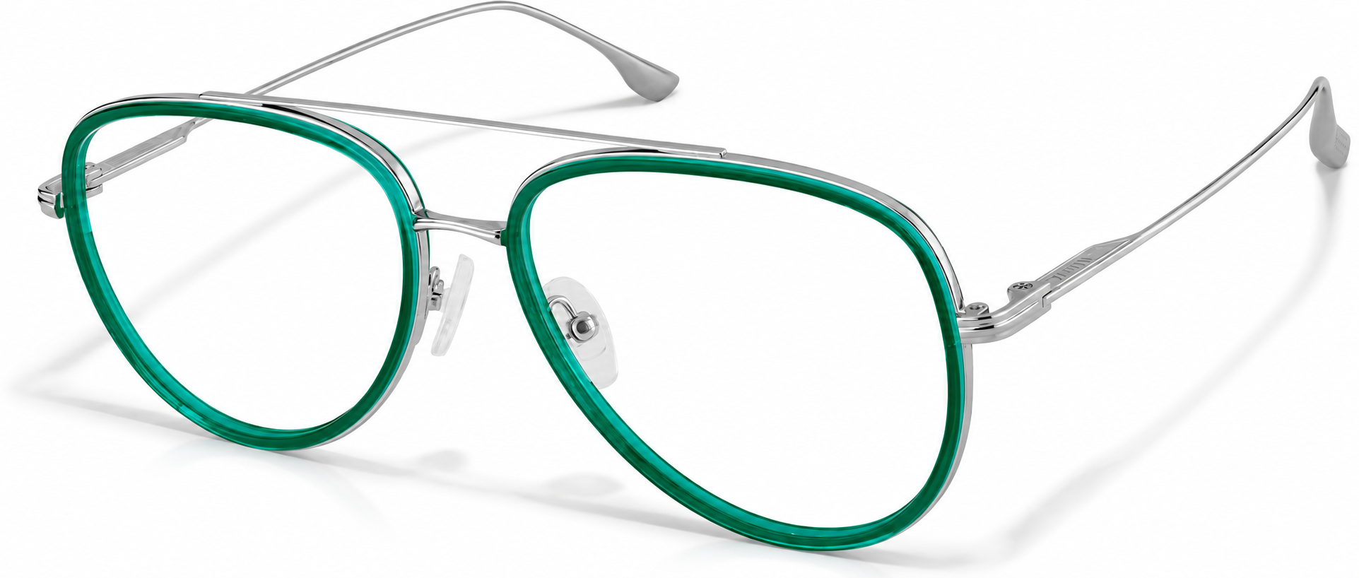 Aviator Glasses · Green · reference