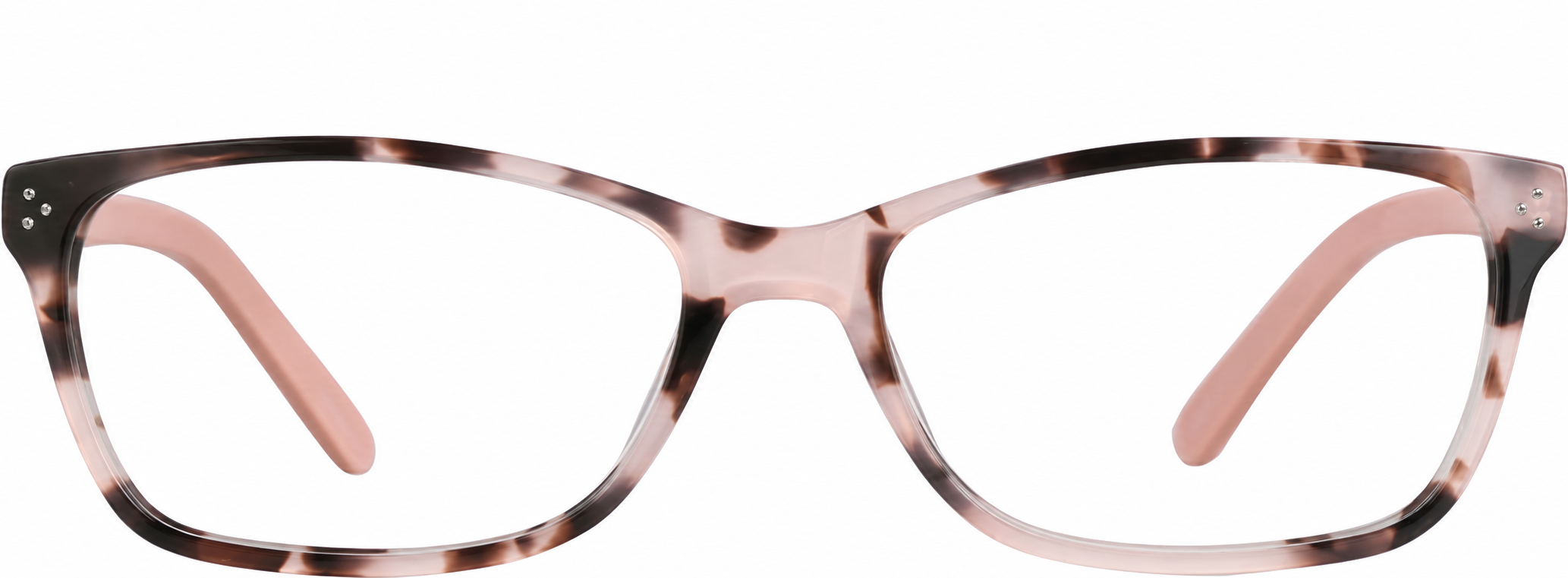 Pink Rectangle Glasses · Pink · reference