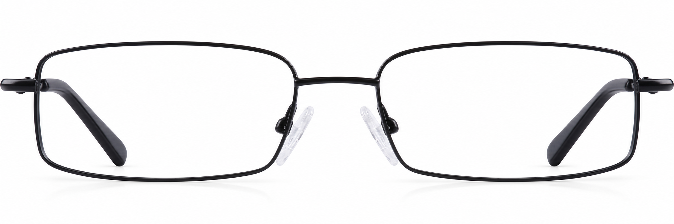 Black Rectangle Glasses · Black · reference