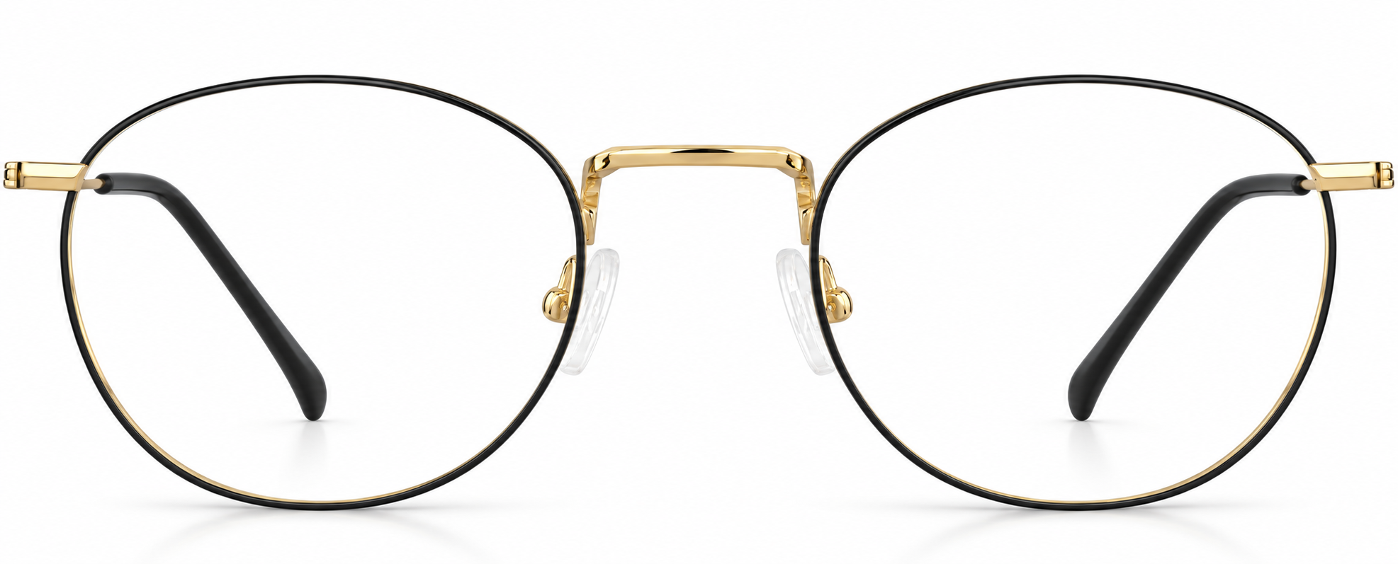 Black Round Glasses · Black · reference