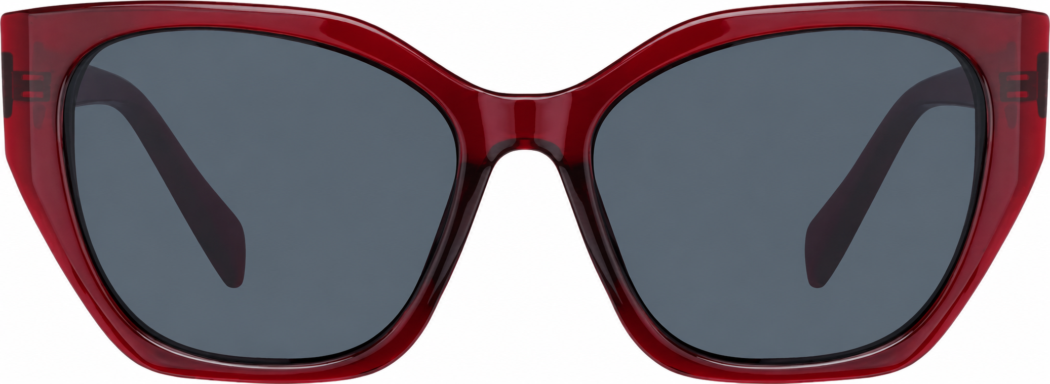 Red Cat-Eye Sunglasses · Red · reference