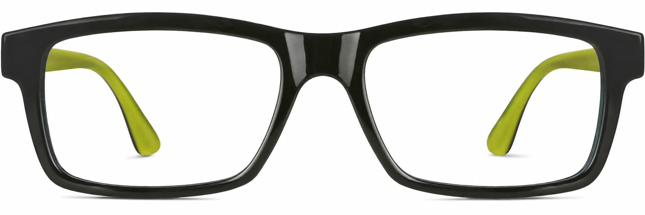 Green Rectangle Glasses · Green · reference