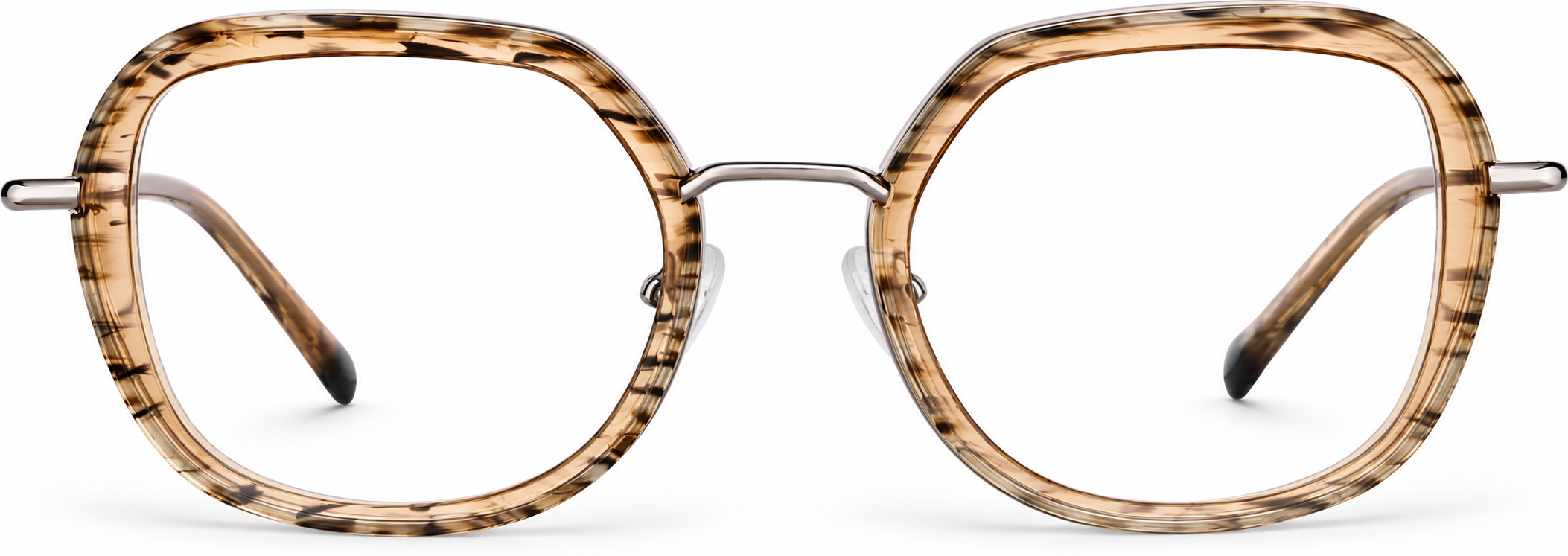 Brown Geometric Glasses · Brown · reference