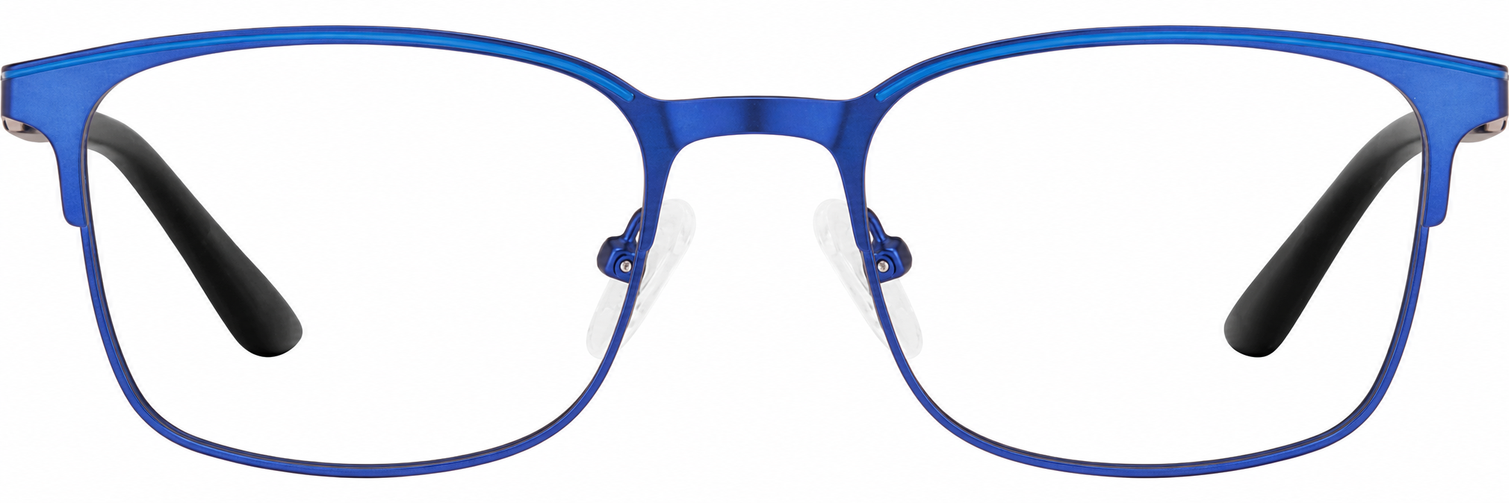 Blue Rectangle Glasses · Blue · reference