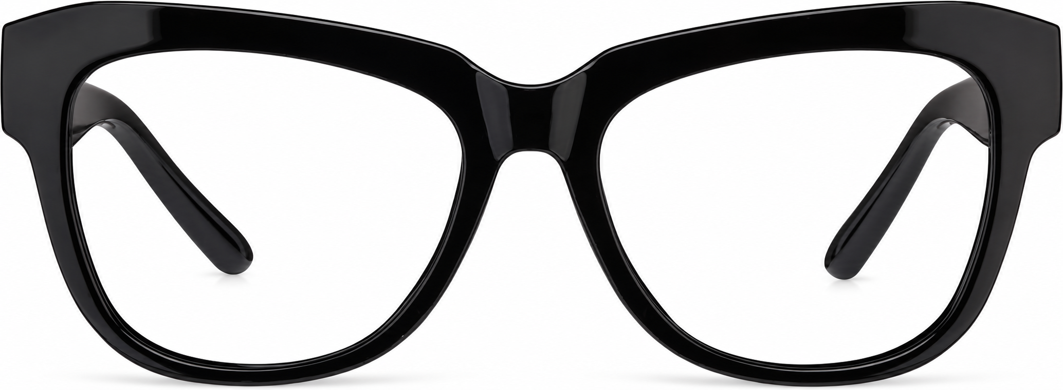Black Square Glasses · Black · reference