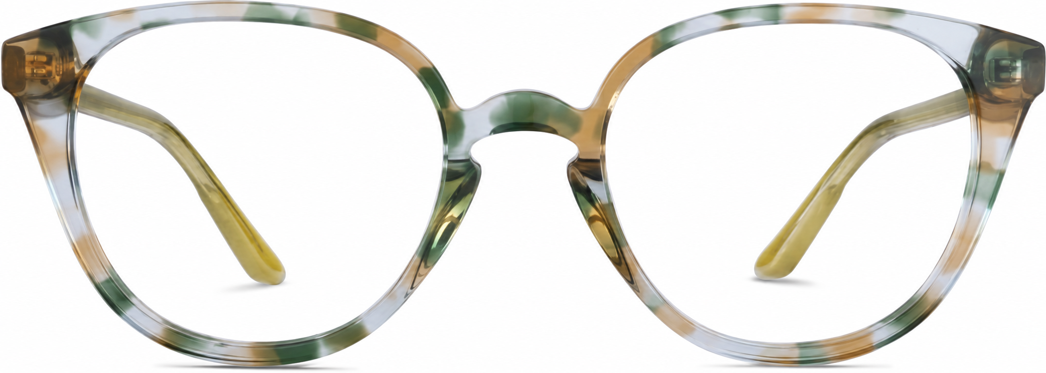 Olive Multi Round Glasses · Olive Multi · reference