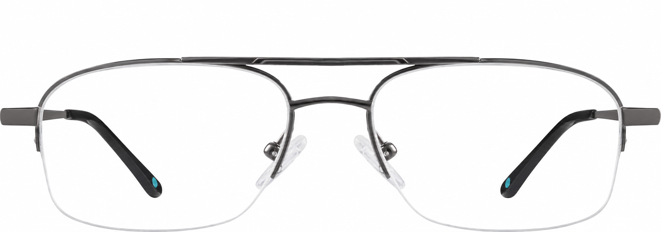 Gray Titanium Aviator Glasses · Gray · reference