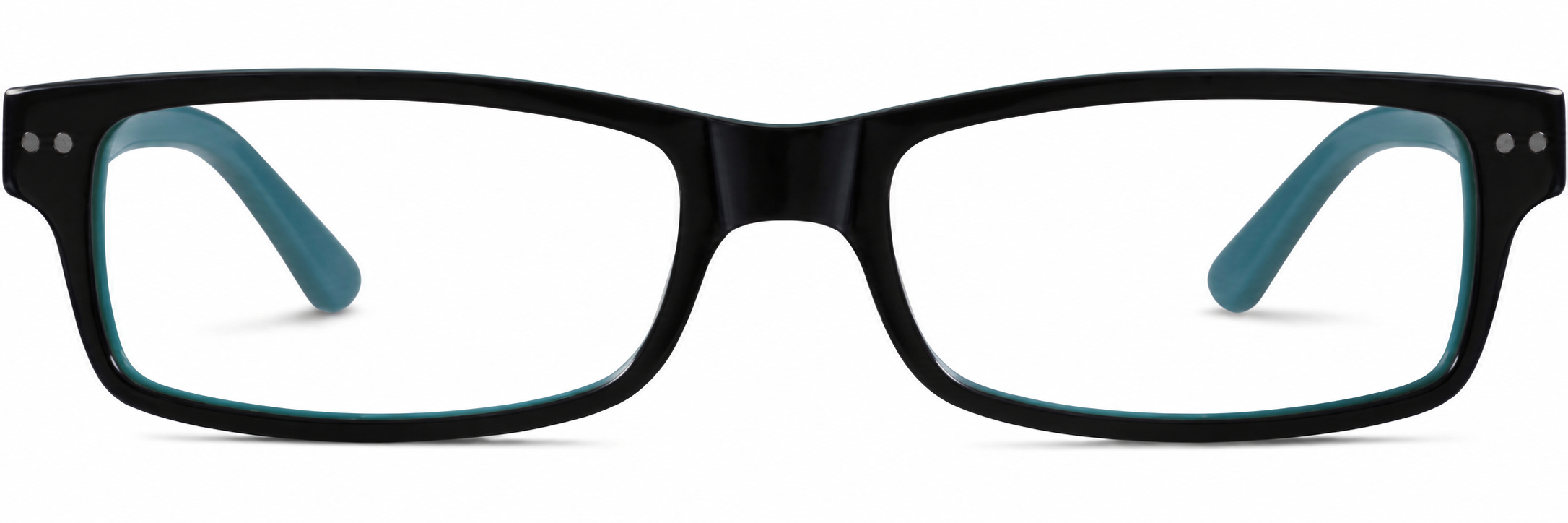 Black Rectangle Glasses · Black · reference