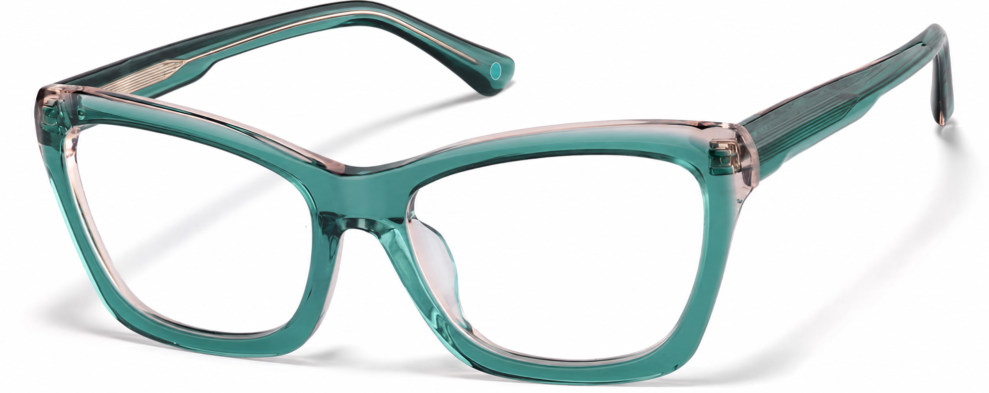 Green Cat-Eye Sunglasses · Green · reference