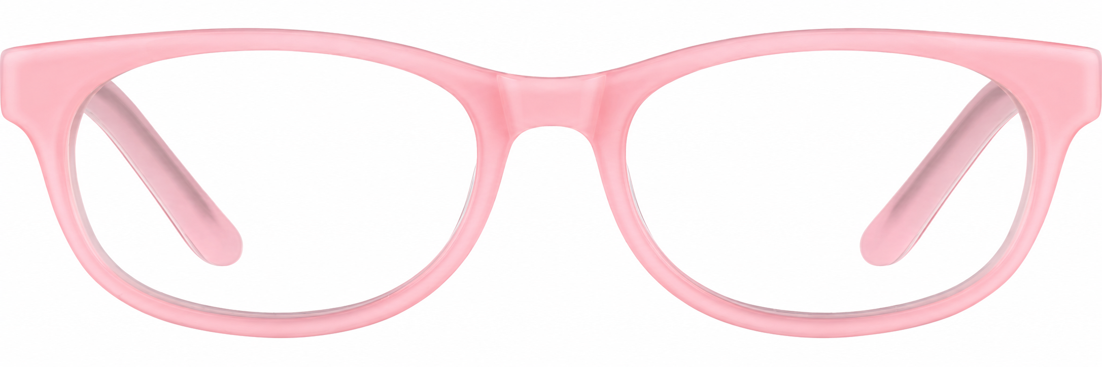Pink Kids' Oval Glasses · Pink · reference