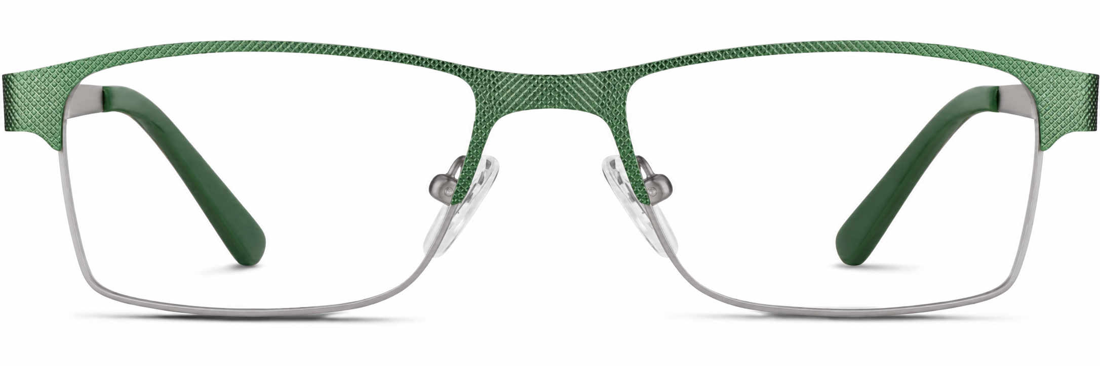 Green Rectangle Glasses · Green · reference