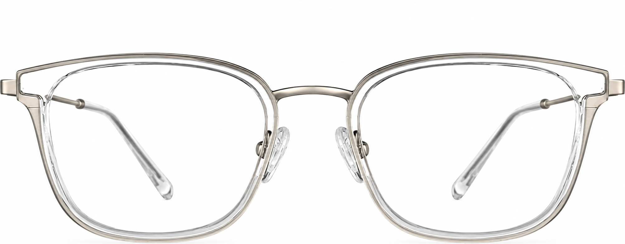 Clear Square Glasses · Clear · reference