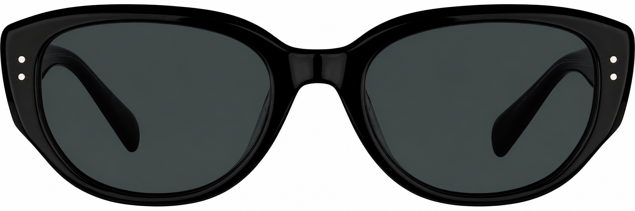Black Cat-Eye Sunglasses · Black · reference