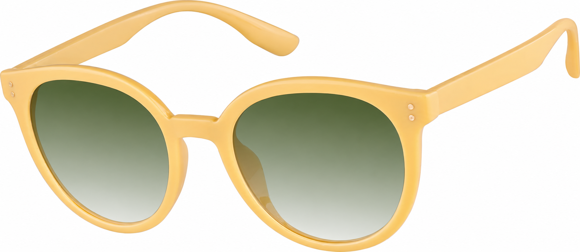 Premium Round Sunglasses · Yellow · reference
