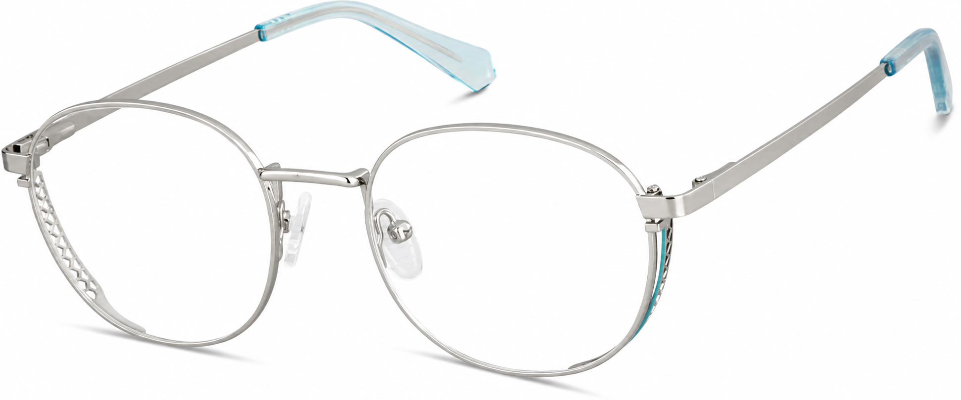 Silver Round Glasses · Silver · reference