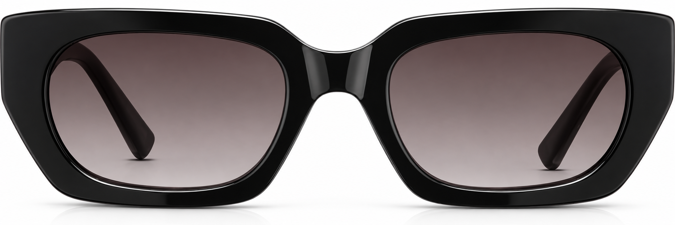 Black Geometric Sunglasses · Black · reference