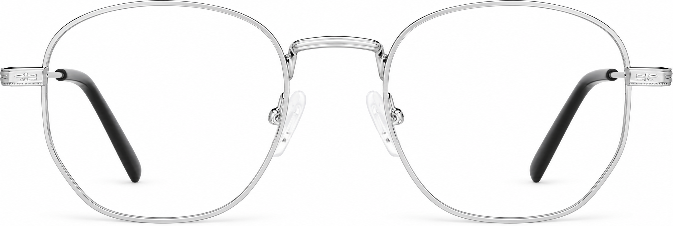 Silver Square Glasses · Silver · reference