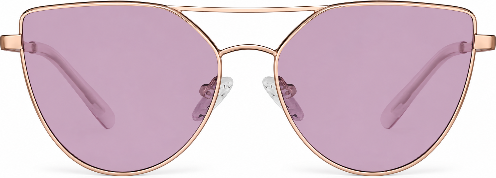 Rose Gold Cat-Eye Sunglasses · Rose Gold · reference
