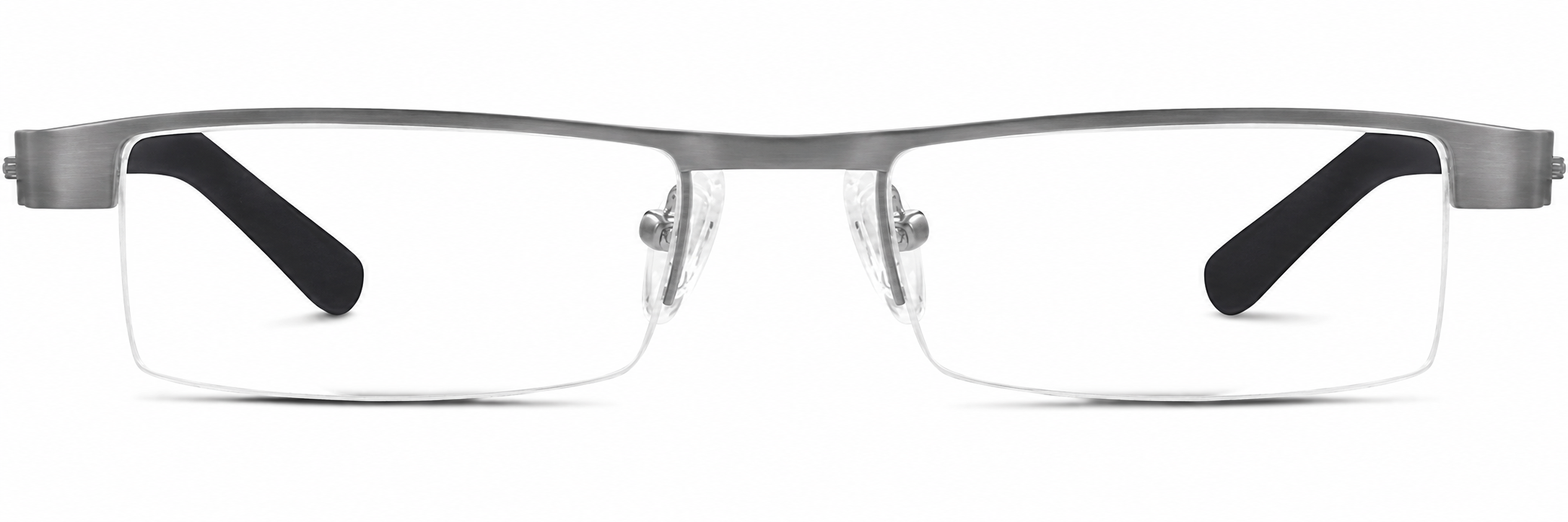 Gray Rectangle Glasses · Gray · reference