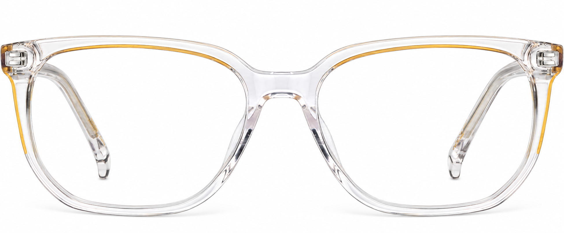 Clear Rectangle Glasses · Clear · reference