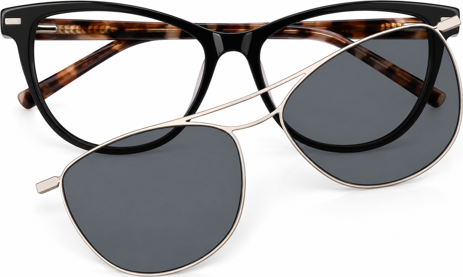Black Cat-Eye Magnetic Snap-On Set · Black · reference