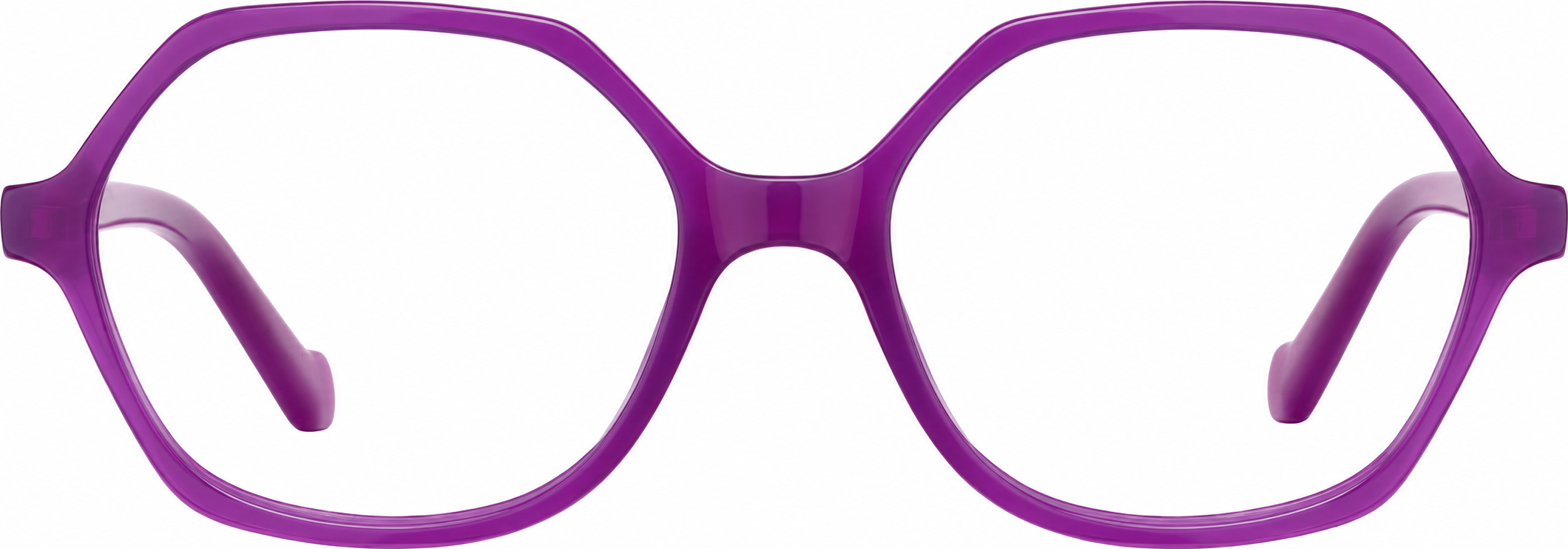 Purple Geometric Glasses · Purple · reference