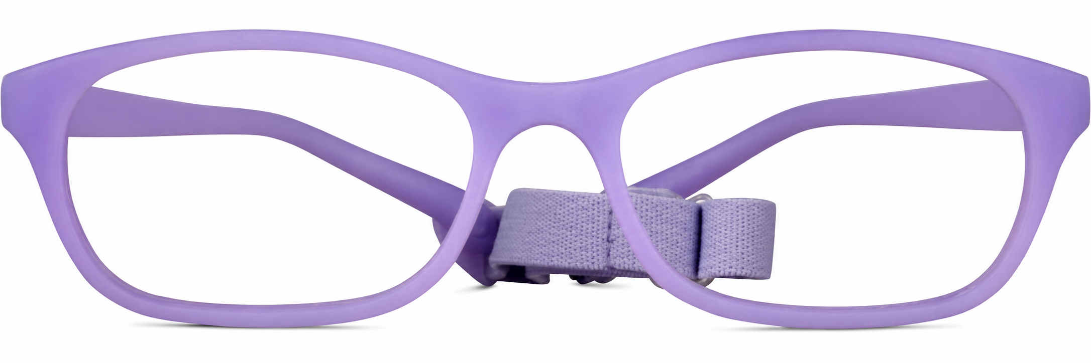Purple Kids’ Flexible Rectangle Glasses · Purple · reference