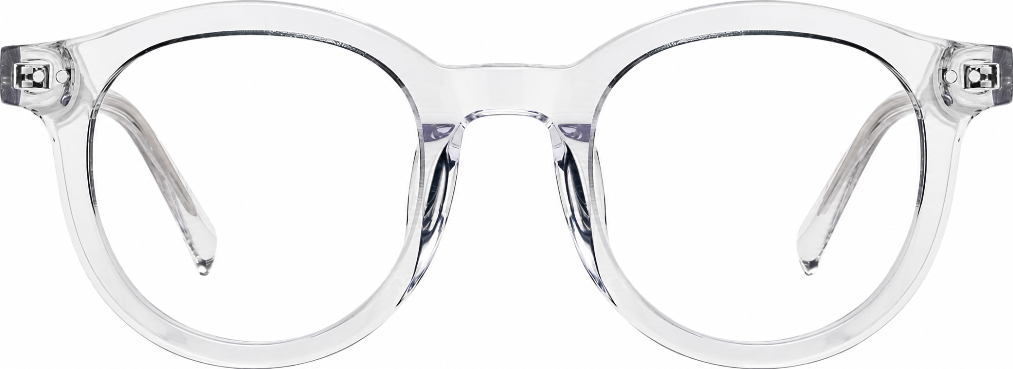 Clear Round Glasses · Clear · reference